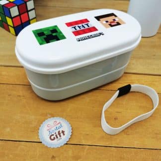 Minecraft - Boîte à lunch avec couverts - 2 compartiments