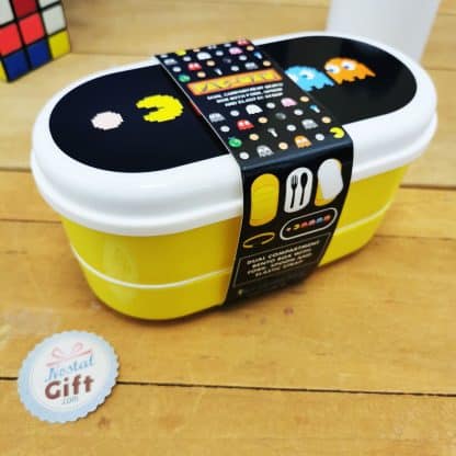 Pac-Man - Boîte à lunch avec couverts - 2 compartiments
