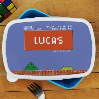 Boîte à goûter enfant - Retrogaming : cadeau garçon