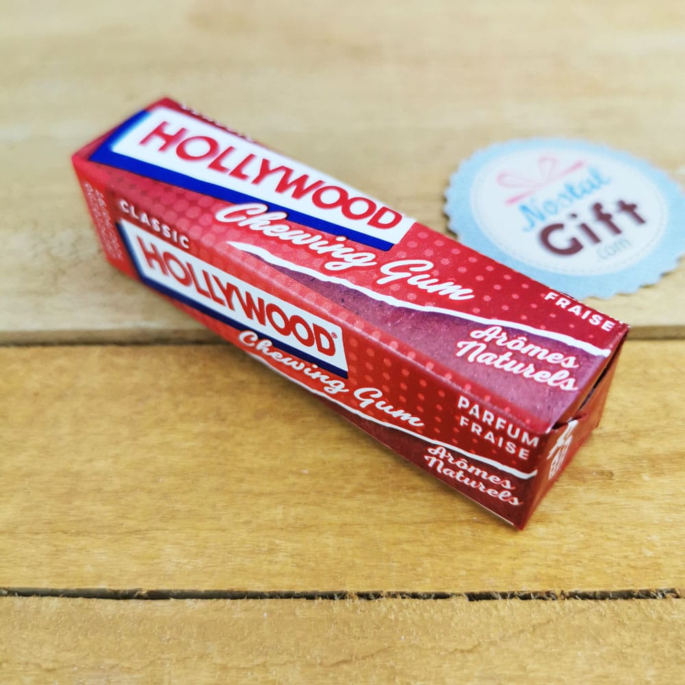 Hollywood chewing gum fraise sans sucre