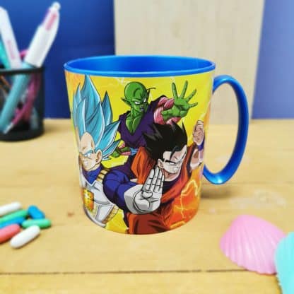 Mug Dragon Ball Super en plastique - Enfant - 350ml - micro-ondable