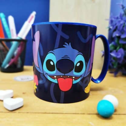 Mug Stitch en plastique - Enfant - 350ml - micro-ondable - Sans BPA - lavable en machine – Image 4