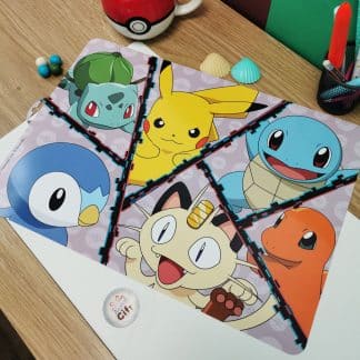 Set de table Pokémon - 41 x 29 cm