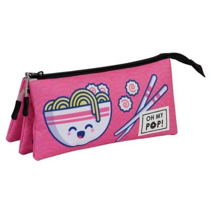 Trousse Kawaii Ramen - Oh My POP  - 3 compartiments - 22 cm