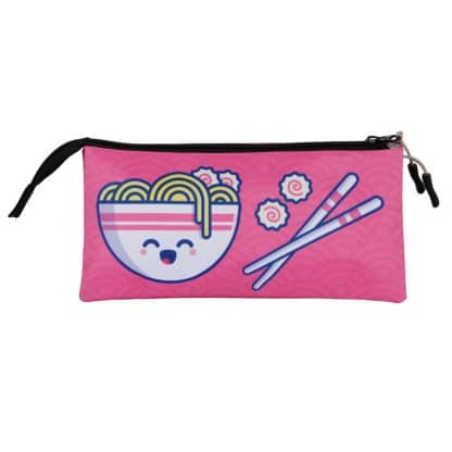 Trousse Kawaii Ramen - Oh My POP  - 3 compartiments - 22 cm