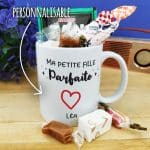 Coffret bonbons des années 60 personnalisé   "Ma petite fille parfaite"  (Boîte en métal)