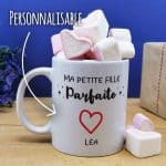 Tapis de souris "Ma petite fille parfaite" - Cadeau parfait pour Papy