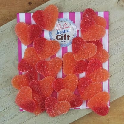 Bonbon Coeur - Goût Pêche x20 - 115g