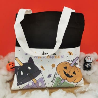 Sac enfant personnalisé Bubble Tea "Joyeux Halloween"