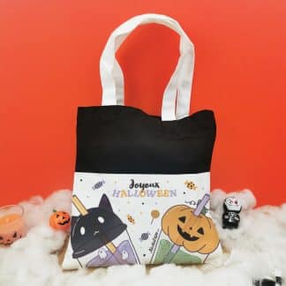 Sac enfant personnalisé Bubble Tea "Joyeux Halloween"