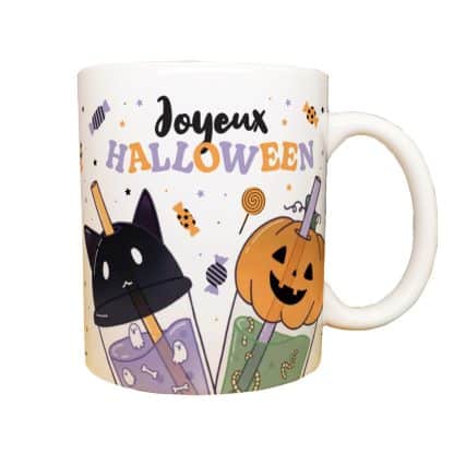 Mug  Halloween Bubble tea "Joyeux Halloween"