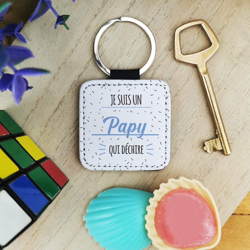 porte clé décapsuleur super papy idée cadeau original, noël, fête,  anniversaire : : Mode