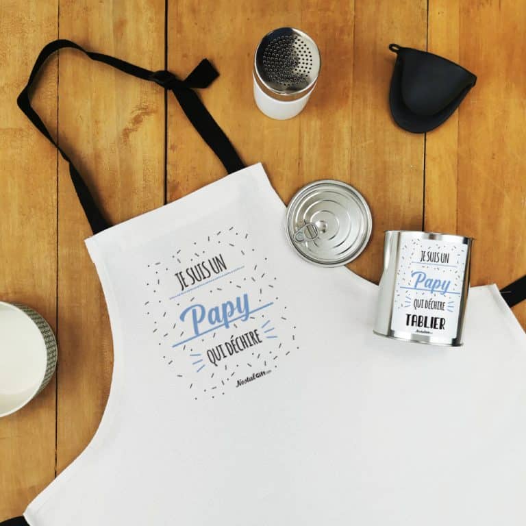 Tablier Personnalisé Pour Grand-père - Cadeau Fête Des Grands-pères, Noël Ou Anniversaire