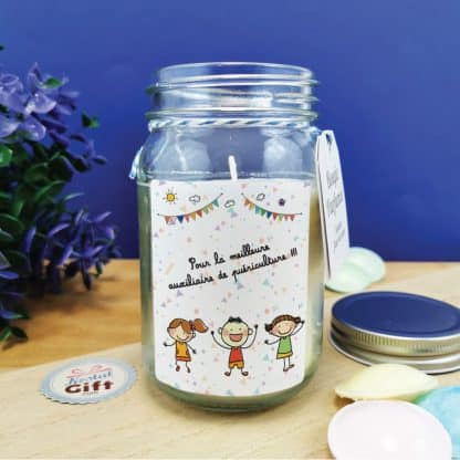 Bougie Jar  "Pour la meilleure auxiliaire de puériculture"