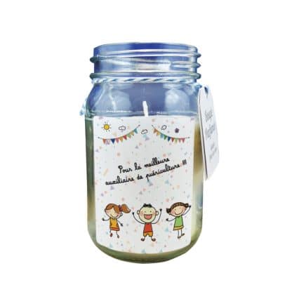 Bougie Jar  "Pour la meilleure auxiliaire de puériculture"