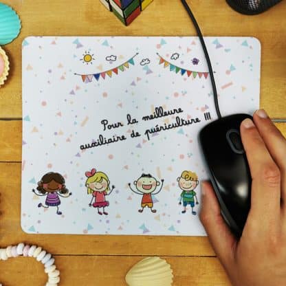 Tapis de souris "Pour la meilleure auxiliaire de puériculture"