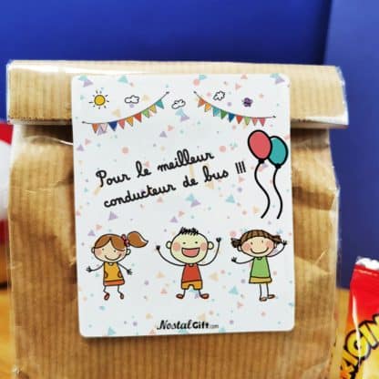 Sachet bonbon années 90 années "Pour le meilleur conducteur de bus"