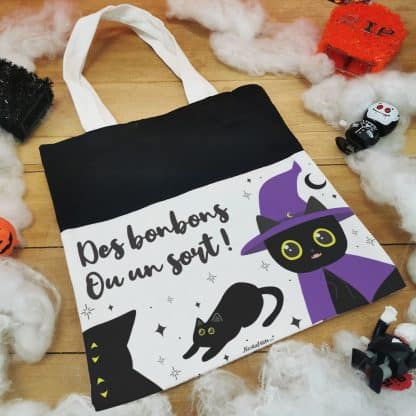 Sac enfant personnalisé Bubble Tea "Joyeux Halloween"