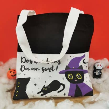 Sac enfant personnalisé Bubble Tea "Joyeux Halloween"