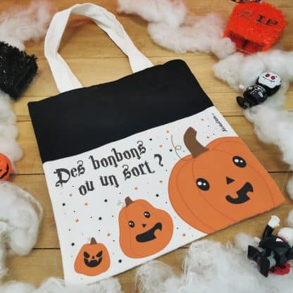 Sac Bonbon personnalisé Halloween