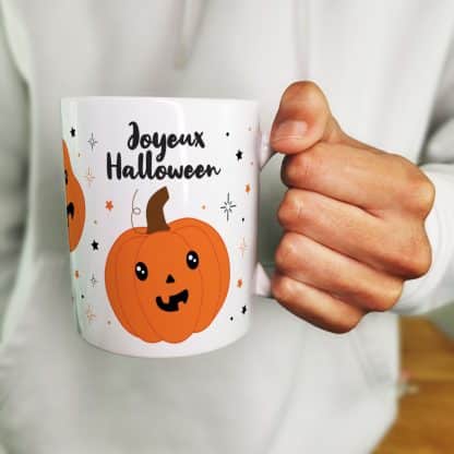 Mug Halloween Citrouilles + 10 guimauves citrouilles