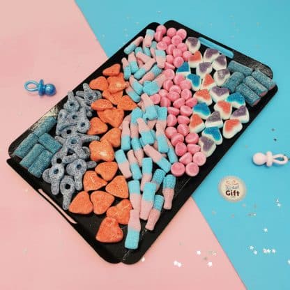 Grand plateau de bonbons acidulés Roses et Bleus - Baby shower et gender reveal – Image 3