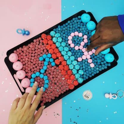 Grand plateau de bonbons Rose et Bleu - Gender Reveal – Image 4