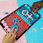Grand plateau de bonbons Rose et Bleu - Gender Reveal