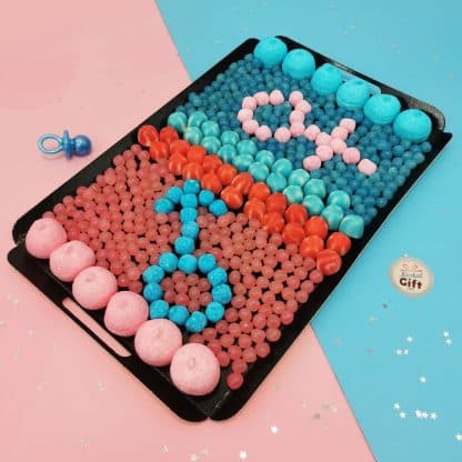 Grand plateau de bonbons Rose et Bleu - Gender Reveal – Image 2