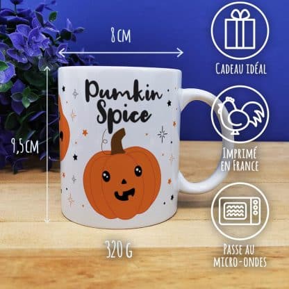 Mug Halloween citrouille - Pumkin spice