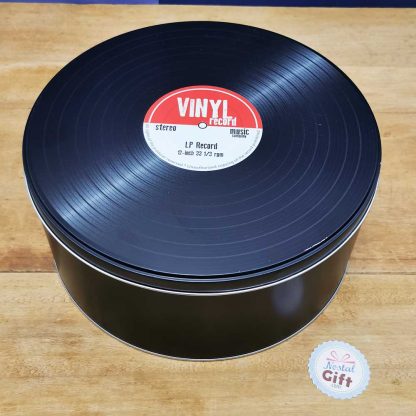 Coffret bonbon ancien - Grande boite Vinyl en métal