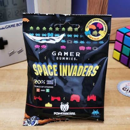 Sachet de bonbons gélifiés Space Invaders - 50g -  Bonbons geek
