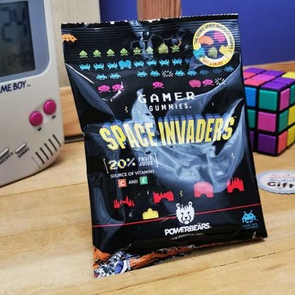 Sachet de bonbons gélifiés Space Invaders - 50g -  Bonbons geek