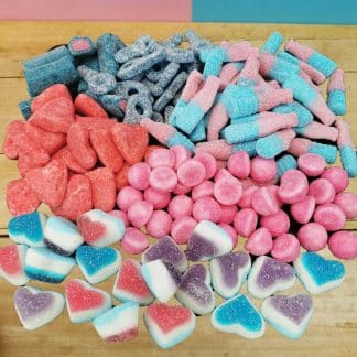 Assortiment de bonbons acidulés Roses et Bleus (900g) - Baby shower et gender reveal