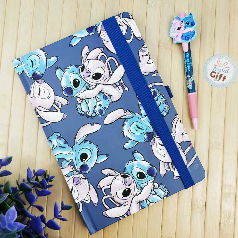 Lilo & Stitch carnet de notes avec stylo set cadeau Stitch Face