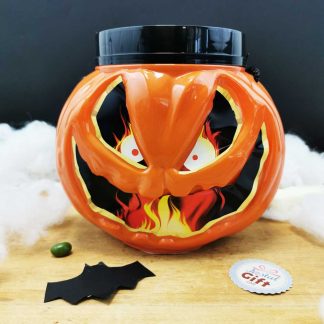 Citrouille remplie de bonbons d'halloween sans gluten - FINI - 17 sachets - 15cm de hauteur