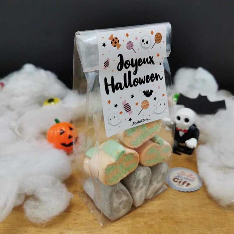 Déco Halloween - Lot De 6 Fantômes & Citrouilles En Céramique à Peindre Soi-même (USA)