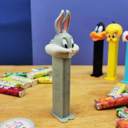 Pez + Bonbons Looney Tunes - Bugs Bunny - Distributeur Gris