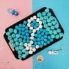 Plateau de bonbons Bleu - Gender Reveal garçon