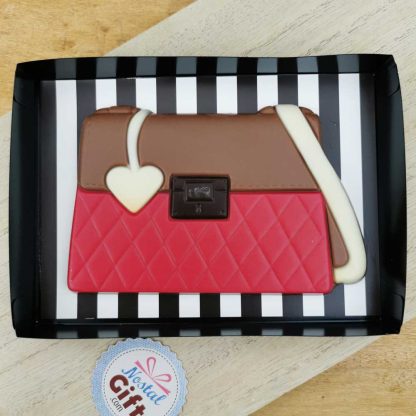 Sac à main chocolat au lait cadeau - chocolat femme