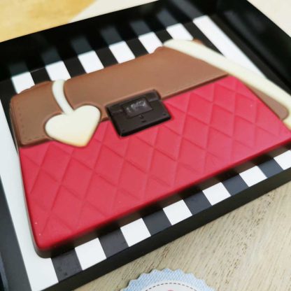 Sac à main chocolat au lait cadeau - chocolat femme – Image 3