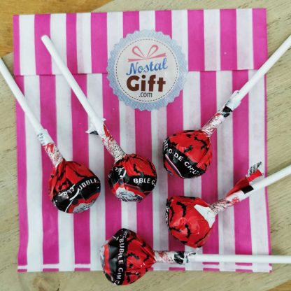 Sucette Halloween - Sucette bubble gum - goût cerise - Bonbon Halloween - Lot de 5 – Image 2