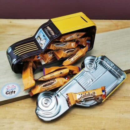 Coffret chocolat - Citroën 2CV fourgonnette - remplie de barres Malakoff 1855 – Image 6