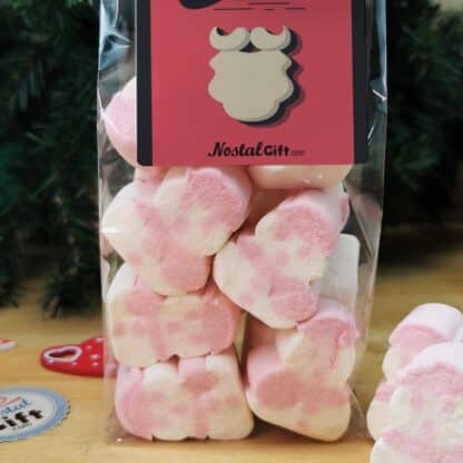 Sachet de guimauve Bonhomme de neige x 10 - "Joyeux Noël retro " - Cadeau Noël – Image 2