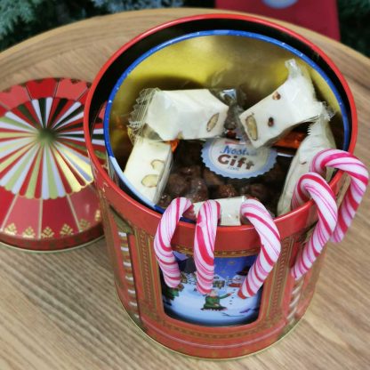 Carrousel boîte à musique de Noël - Confiseries rétro - Sous la neige – Image 4