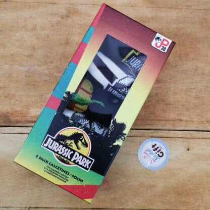 Lot de 5 Paires de chaussettes enfant Jurassic Park - Taille 31/34