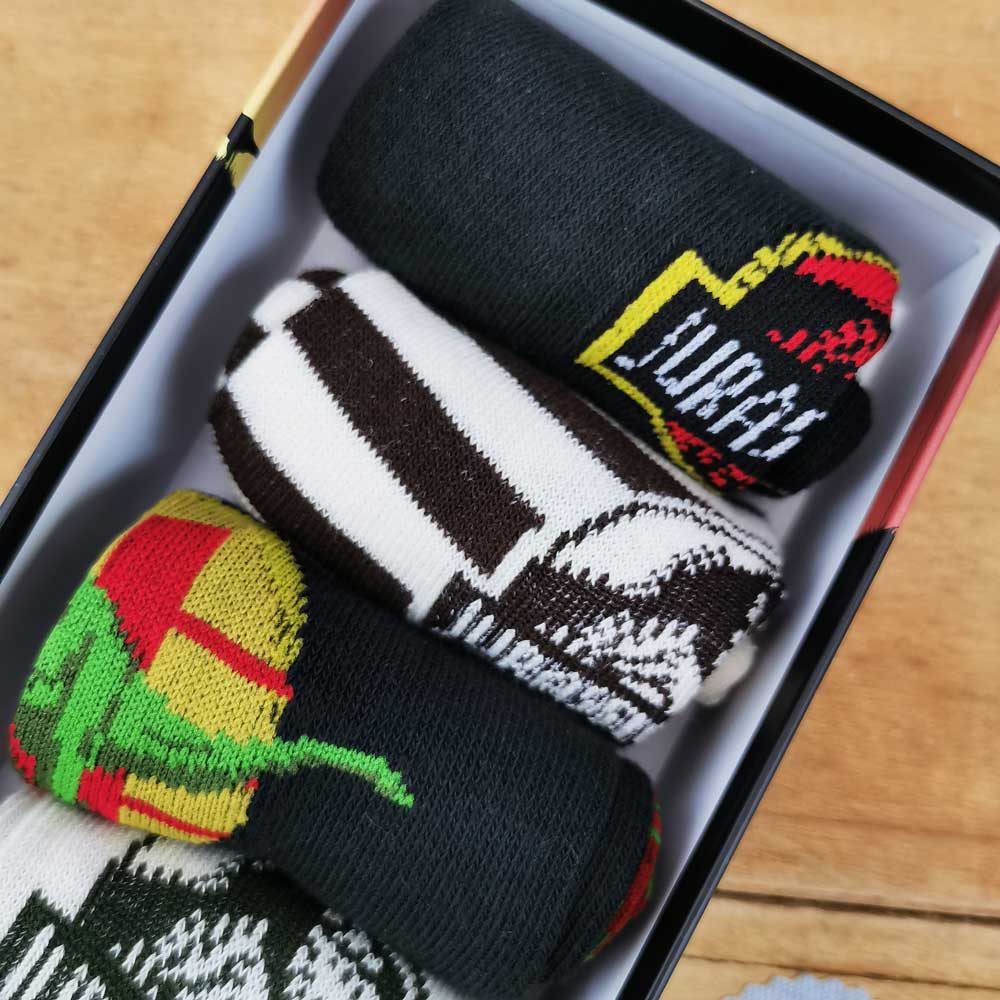 Lot de 5 Paires de chaussettes enfant Jurassic Park - Taille 31/34