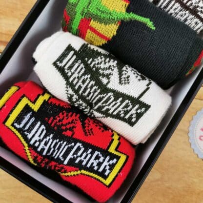 Lot de 5 Paires de chaussettes enfant Jurassic Park - Taille 31/34