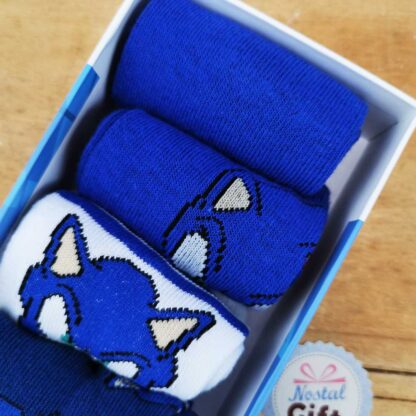 Lot de 5 Paires de chaussettes  enfant  Sonic - Taille 31/34 - Sonic