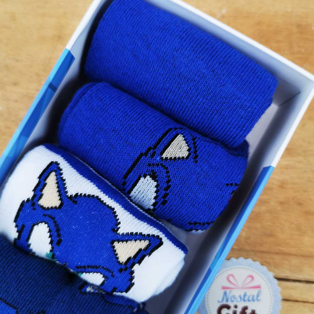 Lot de 5 Paires de chaussettes enfant Sonic - Taille 31/34 - Sonic